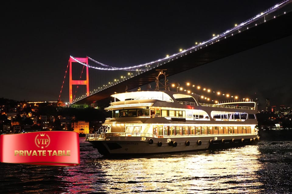 Tosun Pasa Package 4 : Dinner Cruise with Alcoholic Drinks - Meeting Point
